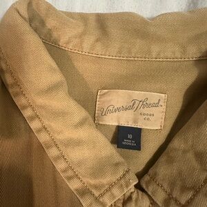 Universal Thread Camel coveralls with tie waist